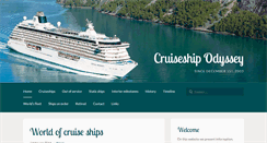 Desktop Screenshot of cruiseshipodyssey.com